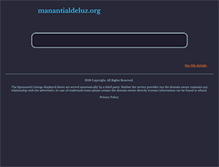 Tablet Screenshot of manantialdeluz.org